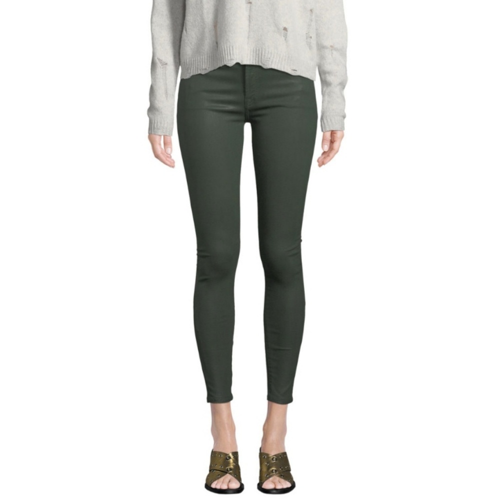 The ankle coated skinny jeans